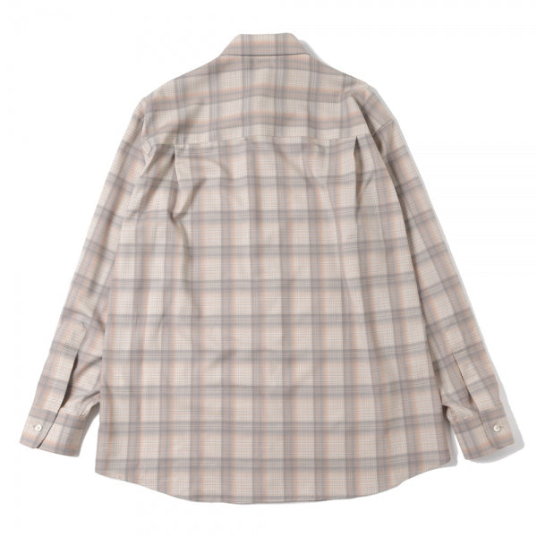 SUPER LIGHT WOOL CHECK SHIRTS