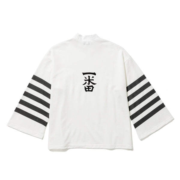 MOCKNECK FLARE SLEEVE CUTSEWN