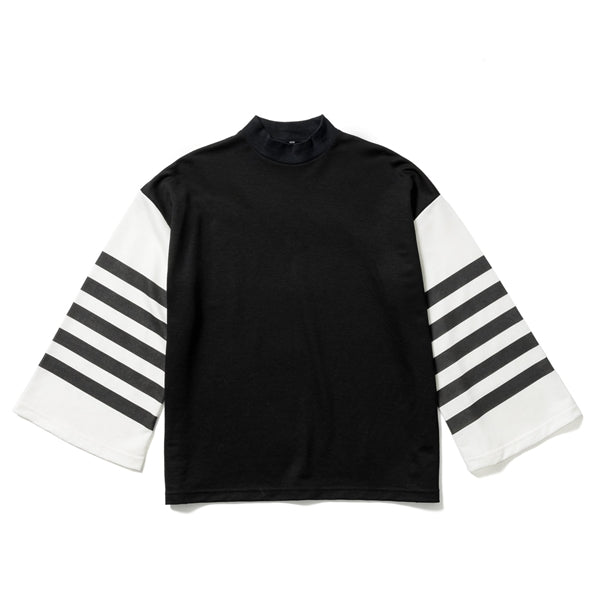 MOCKNECK FLARE SLEEVE CUTSEWN