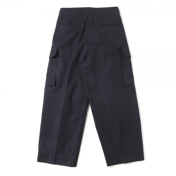 Washed Gabardine Super Wide 6P Slacks