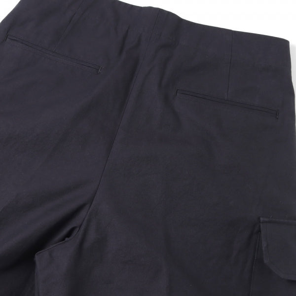 Washed Gabardine Super Wide 6P Slacks
