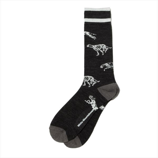 DOG PATTERN MIDDLE SOCKS