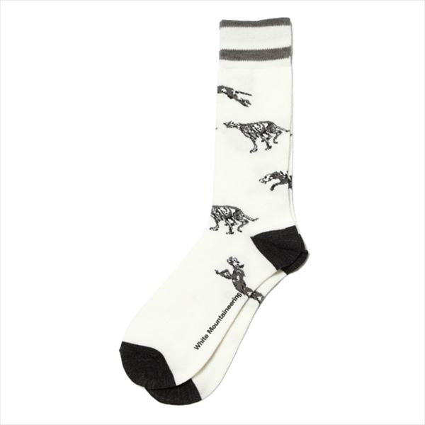 DOG PATTERN MIDDLE SOCKS