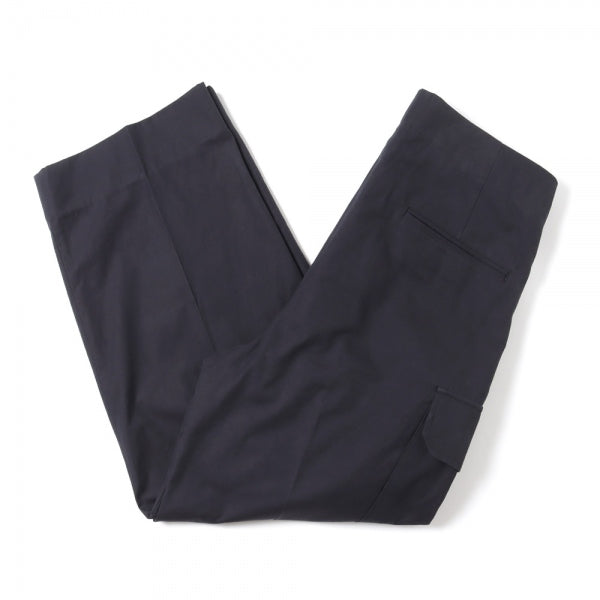 Washed Gabardine Super Wide 6P Slacks