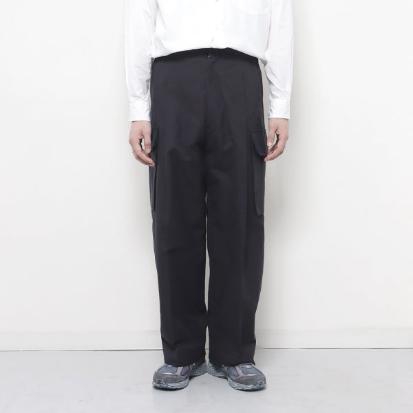 Washed Gabardine Super Wide 6P Slacks