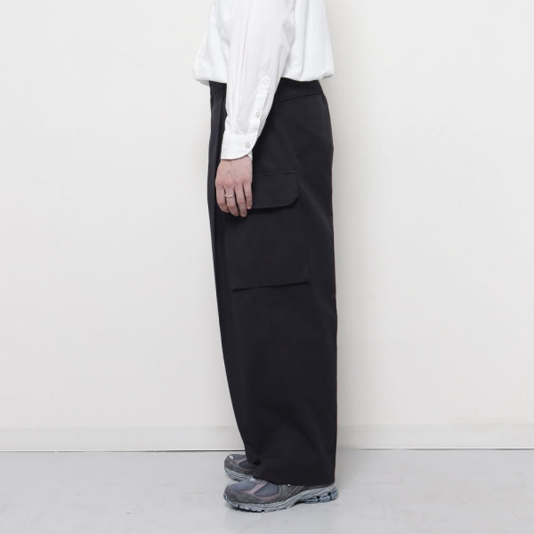 Washed Gabardine Super Wide 6P Slacks