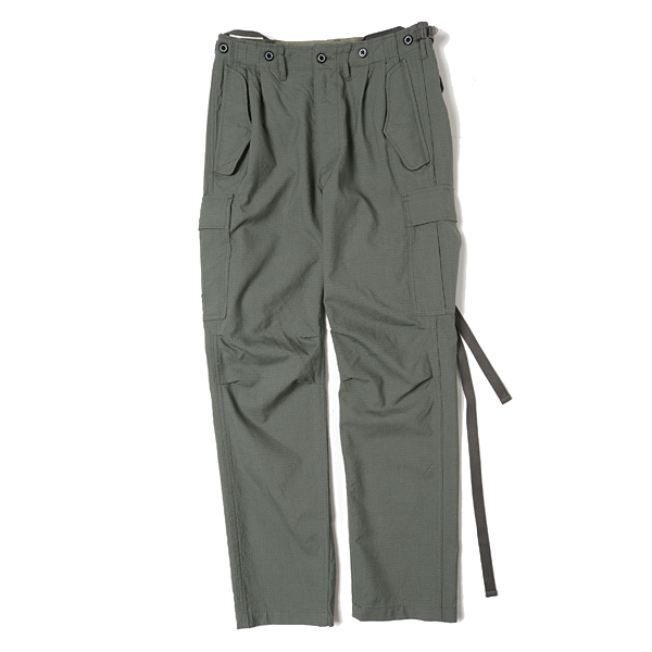 Washed Millitary Cargo Pants