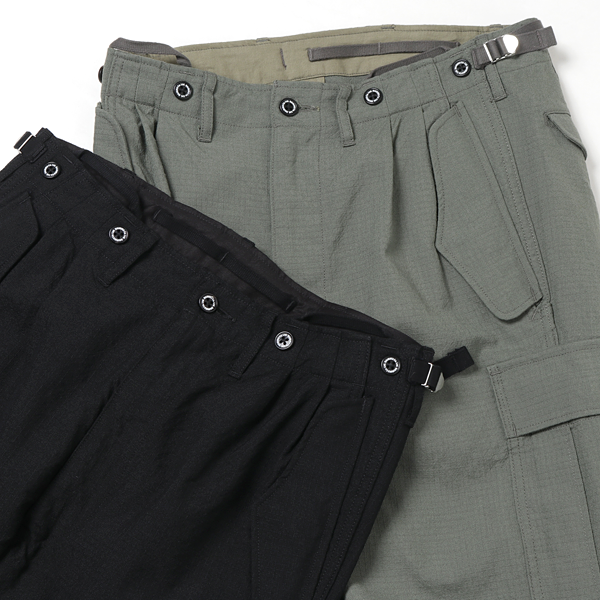 Washed Millitary Cargo Pants