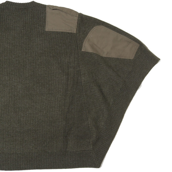 MILITARY KNIT PONCHO