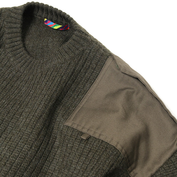MILITARY KNIT PONCHO
