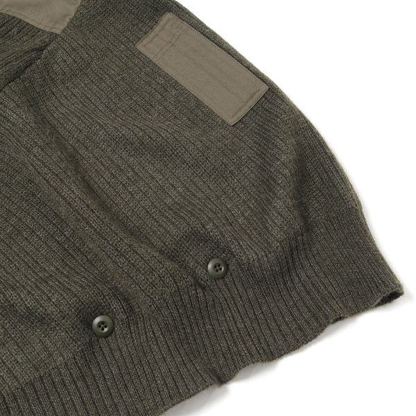 MILITARY KNIT PONCHO
