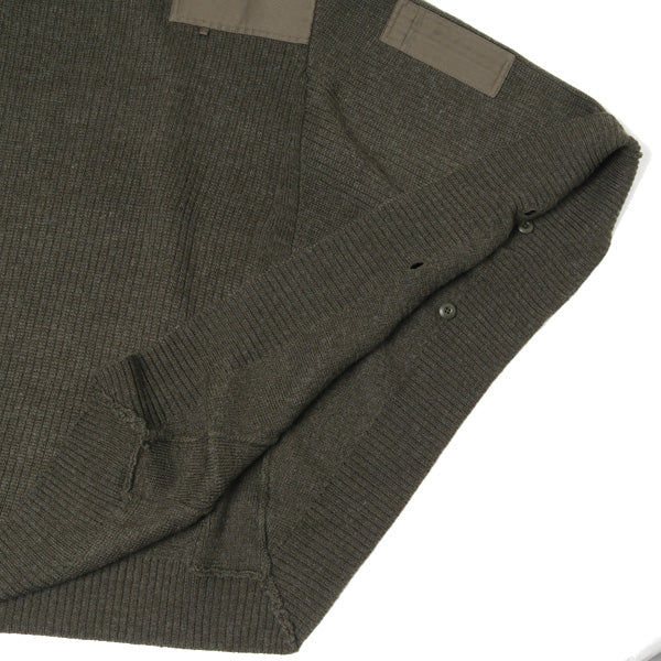 MILITARY KNIT PONCHO