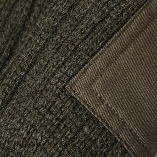 MILITARY KNIT PONCHO
