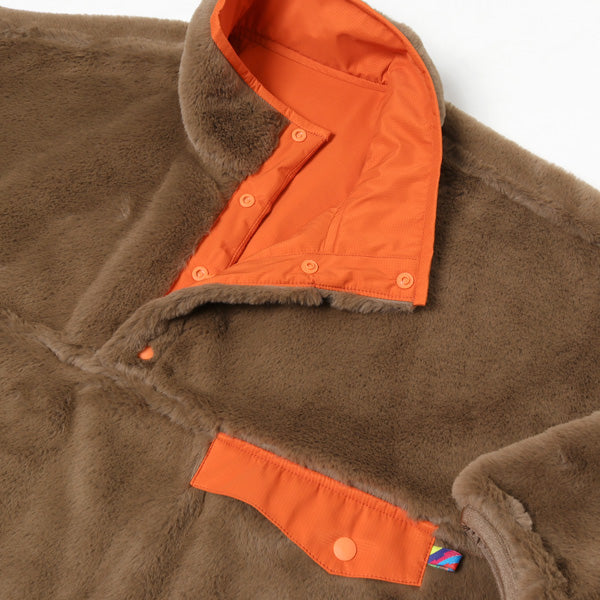 REVERSIBLE PULLOVER FLEECE JACKET