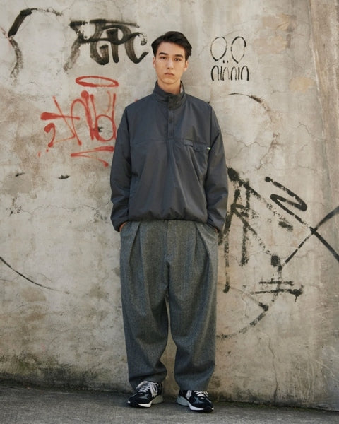REVERSIBLE PULLOVER FLEECE JACKET