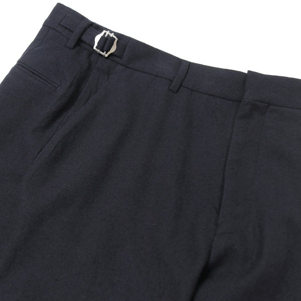 COTTON WOOL STRAIGHT TROUSERS