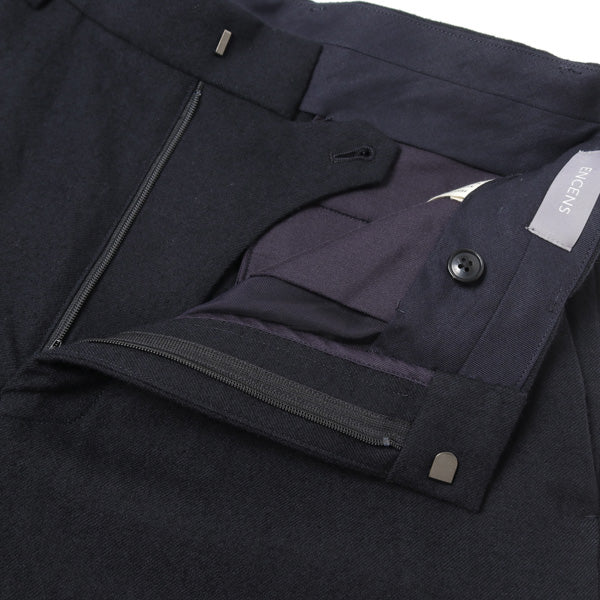 COTTON WOOL STRAIGHT TROUSERS