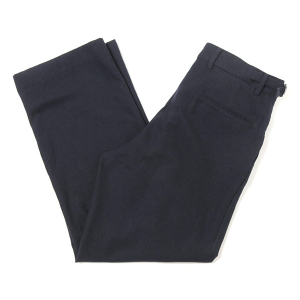 COTTON WOOL STRAIGHT TROUSERS