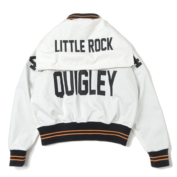 COTTON HOOD VARSITY JACKET
