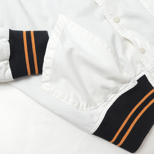 COTTON HOOD VARSITY JACKET