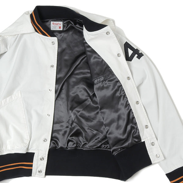 COTTON HOOD VARSITY JACKET