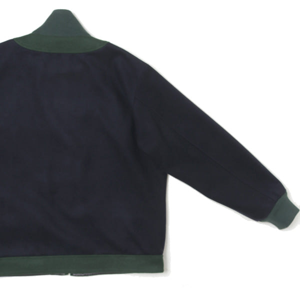 WOOL ZIP VARSITY JACKET