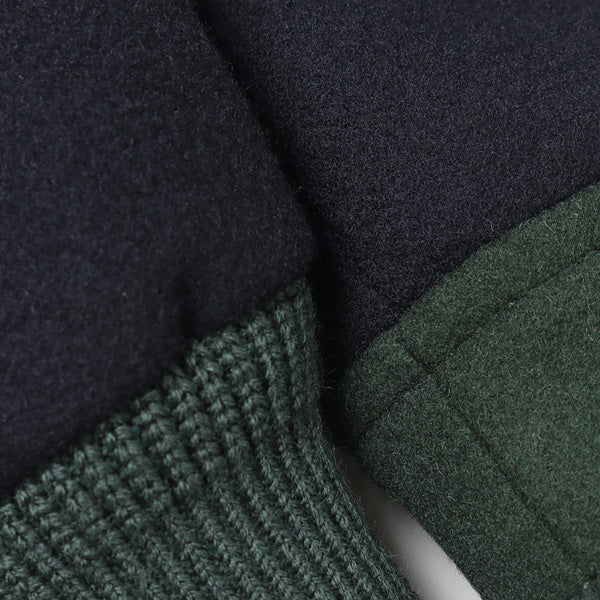 WOOL ZIP VARSITY JACKET