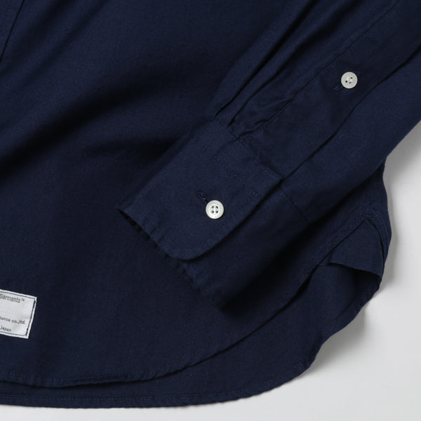 CLASSIC BAND COLLAR SHIRTS SELVEDGE PIN OXFORD