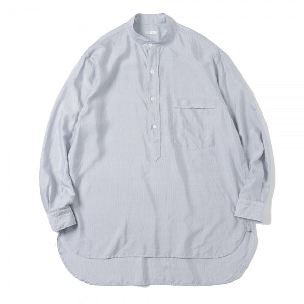 シルクストライプ プルオーバーシャツ (W03-02005) | COMOLI / シャツ 