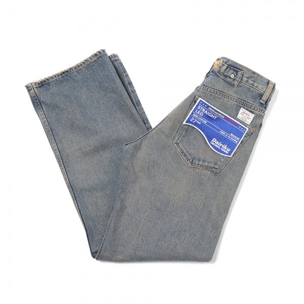 Straight Mud Vintage Denim Pants