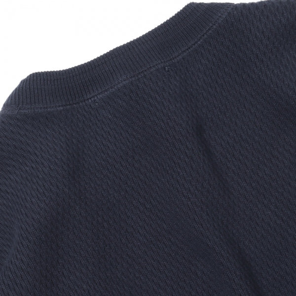 HEAVY HONEYCOMB WUFFLE CREW-NECK