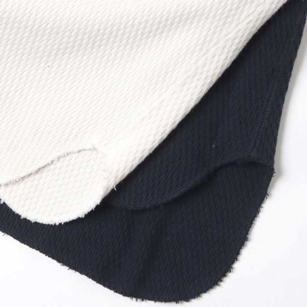 HEAVY HONEYCOMB WUFFLE CREW-NECK