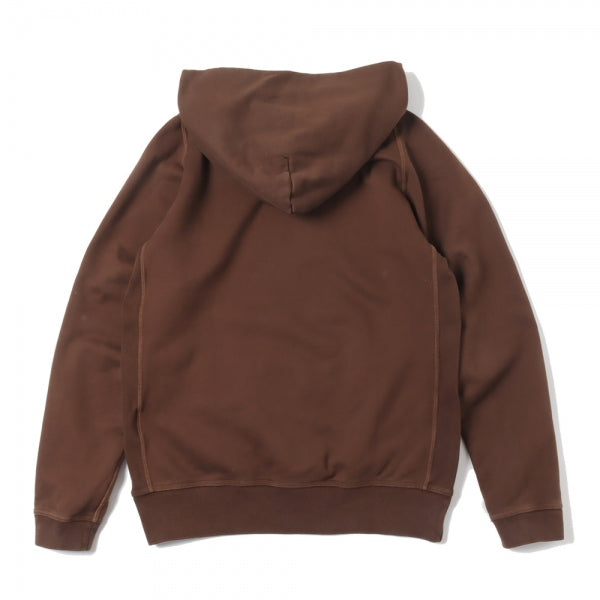 DWELLER L/S HOODY COTTON SWEAT OVERDYED VW