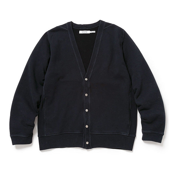 DWELLER CARDIGAN COTTON SWEAT OVERDYED VW