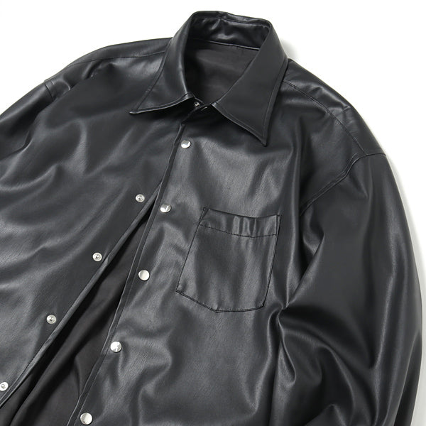 Synthetic Leather Shirt