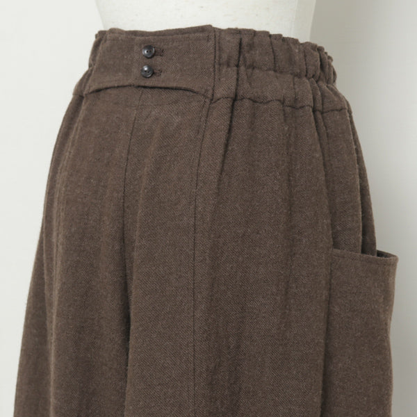 SOFT TWIST TWILL WIDE TACK PANTS
