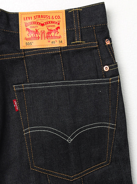 綿セルビッチデニムLevi's505カスタマイズ P201
