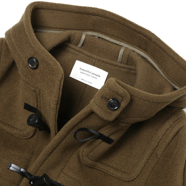 Pile melton duffel coat