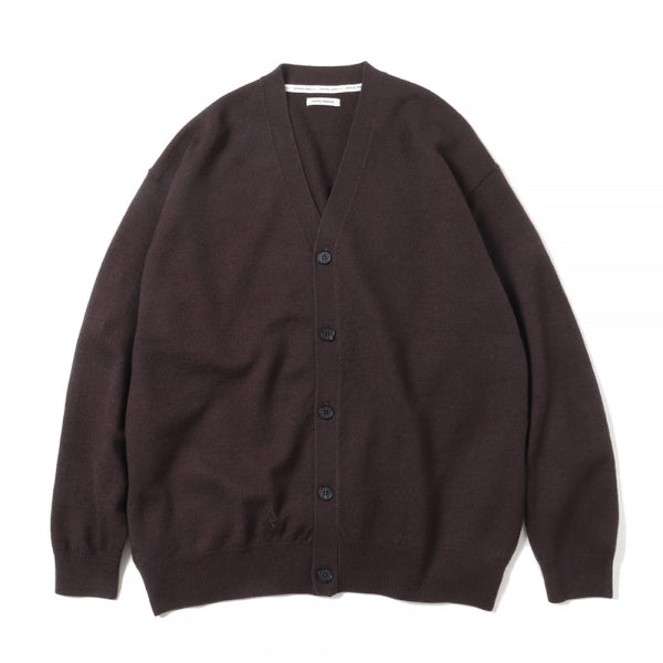 FELTED MERINO WOOL KNIT CARDIGAN