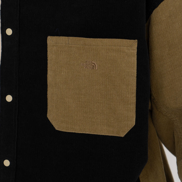 Organic Cotton Corduroy Panel Big Shirt