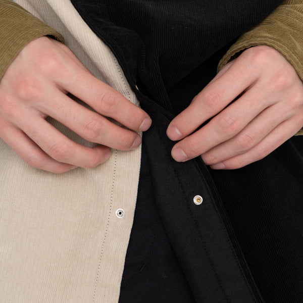 Organic Cotton Corduroy Panel Big Shirt