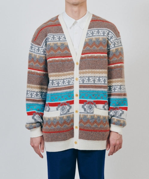 Jacquard Cardigan