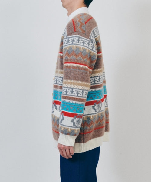 Jacquard Cardigan
