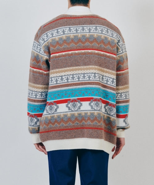 Jacquard Cardigan