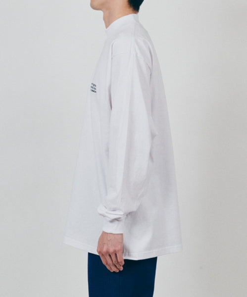 Mock Turtle L/S Tee(ready-made) embroidery