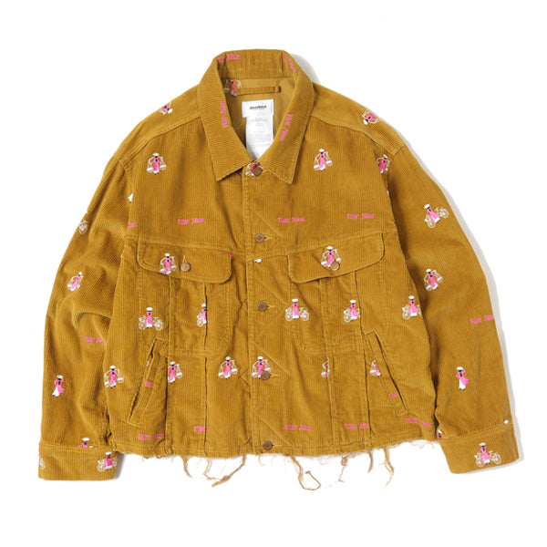 VIETNAM EMBROIDERY CORDUROY JACKET (20AW15BL107) | doublet