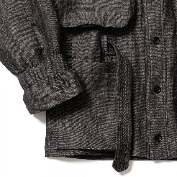 WOOL LINEN BUSH JACKET