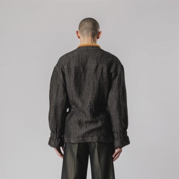 WOOL LINEN BUSH JACKET