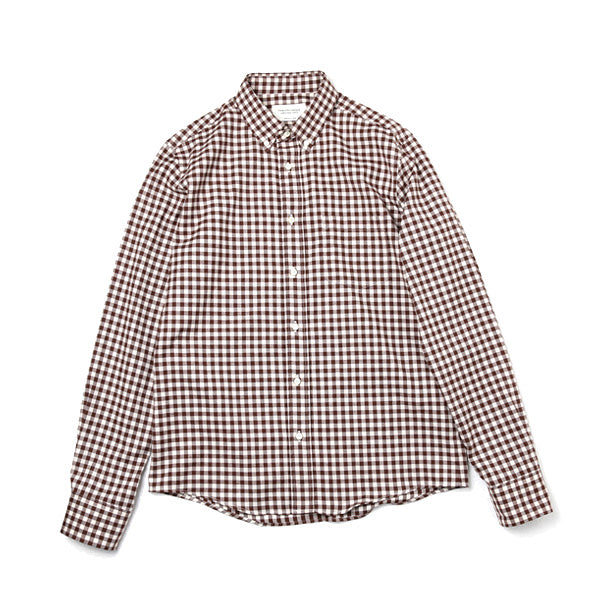 gingham check B.D shirt