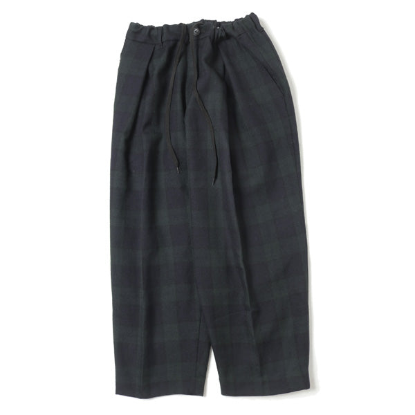 WOOL TUCK TROUSERS